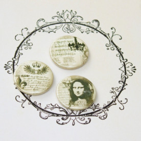 Набір значків-фішок Для неї, 3 шт.