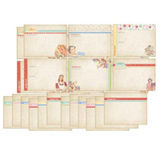 Набір карток для запису рецептів Retro Recipe Cards Kitschy Kitchen від Melissa Frances