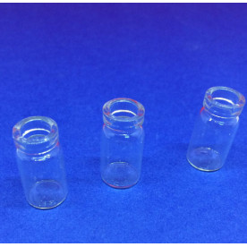 Скляна міні пляшечка 11 * 22 мм, 1 мл без пробочки