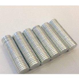 Магнит для блокнота 10*1,5 мм, неодимовый, 1 шт