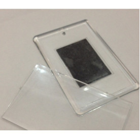 Акриловая заготовка для магнита, размер внешний 77*52мм, размер внутренний 70*45мм