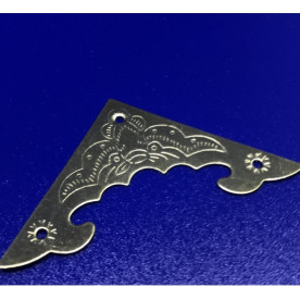 Куточок для декорування, 40 * 40 мм, колір золото, 1 шт