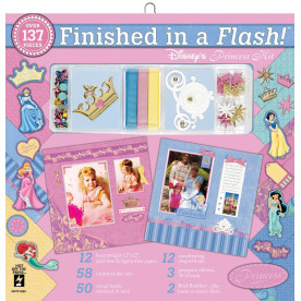 Набор для скрапбукинга Disney Princess 30х30 см 12 листов + декор HOTP