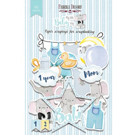 Набор высечек "My little baby boy", 42 шт от Фабрика Декора