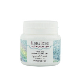 Текстурная паста «Хрустальная. Мерцающий лед», 50 мл от Фабрика Декора