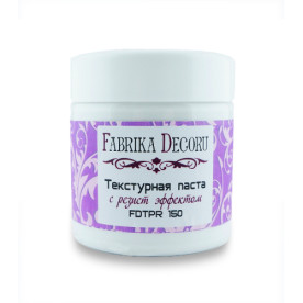 Белая текстурная паста с резист эффектом, 150 мл от Фабрика Декора