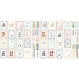 Набор полос с картинками "Baby shabby"(ru+eng), 5 шт от Фабрика Декора