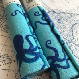 Ткань для рукоделия Осминог, размер 45*52 см от Fabric Editions