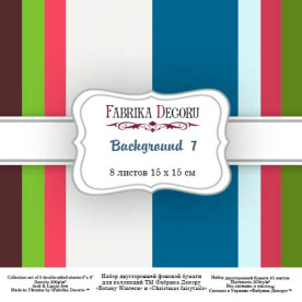 Набір скраппаперу "Background 7", 15 * 15 см від Фабрика Декору