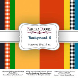 Набір скраппаперу "Background 6", 15 * 15 см від Фабрика Декору