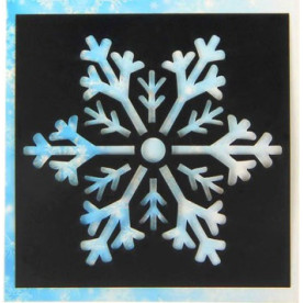Трафарет для творчості "Сніжинка", 7 * 7 см від АртУзор