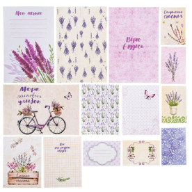 Набір карток для творчості "Лавандові сни", 10 * 17,5 см від АртУзор