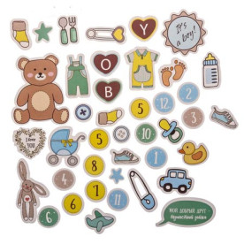 Набір вирубування "It's a boy", 10 * 14 см, 40 шт від АртУзор