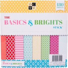 Набор бумаги Basics & Brights, 60 листов от DCWV 