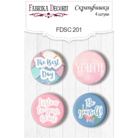 Набор фишек "The Best Day" 4 шт , 25 мм от Фабрика Декора