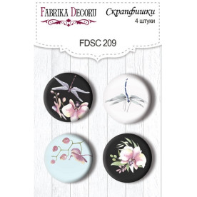 Набір фішок "Wild Orchid" 4 шт, 25 мм від Фабрика Декору
