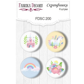 Набор фишек "Believe in miracle" 4 шт , 25 мм от Фабрика Декора