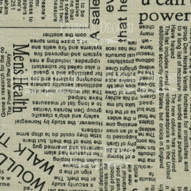 Отрез ткани Газета черный текст, размер 35*75 см от Фабрика Декора