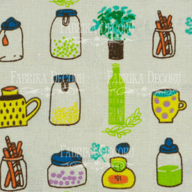 Отрез ткани Кухонные принадлежности, размер 35*75 см от Фабрика Декора