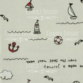 Отрез ткани лен Море, размер 35*75 см от Фабрика Декора