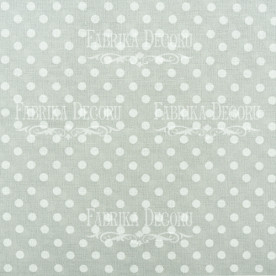 Отрез ткани Горошек на сером , 25*55 см от Фабрика Декора