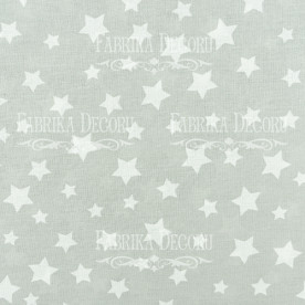 Відріз тканини Зірки сірі, 25 * 55 см від Фабрика Декору