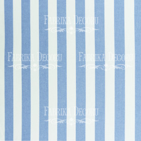 Відріз тканини Біло-блакитні смуги, 25 * 55 см від Фабрика Декору