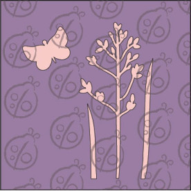 Набор фигурок-Чипборд "На лугу", 4 эл.