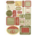 Набір наклейок для скрапбукінгу Happy Holidays Stickers від Melissa Frances