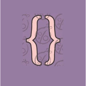 Набор фигурок-Чипборд "Скобки" №3, 2 эл.