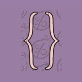 Набор фигурок-Чипборд "Скобки" №4, 2 эл. 