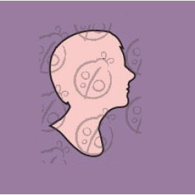 Фігурка-чіпборд "Профіль молодої людини", 1 ел. 