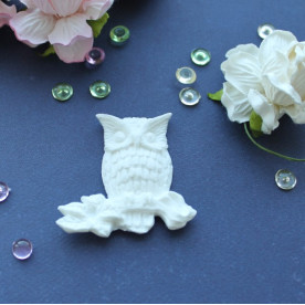 Фигурка из полимерной глины Сова, 4.2х4.2 см, 1 шт.