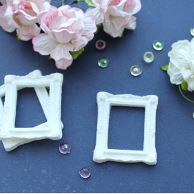 Фігурка з полімерної глини Рамочка 4.5х4 см, 1 шт.