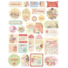 Набор наклеек  Retro Collection Stickers Kitschy Kitchen, Melissa Frances