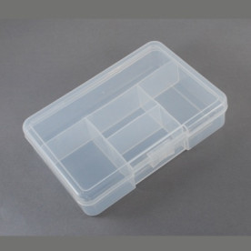 Контейнер для хранения мелочей, прямоугольный, размер 15х10х3.5 см.