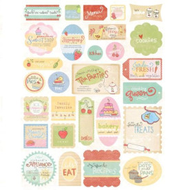 Набор наклеек Homemade Collection Stickers Kitschy Kitchen, Melissa Frances