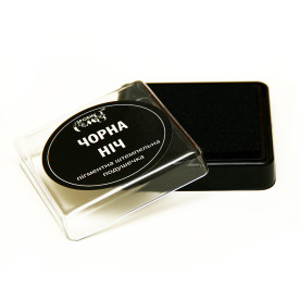 Пігментна штемпельно подушечка Чорна ніч (чорна)