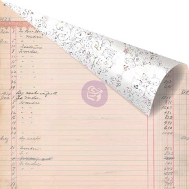 Двосторонній скраппапір My Last Note - Lavender, 30x30 Prima