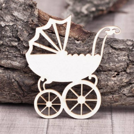 Чіпборд Коляска 59 * 66мм vl1327