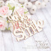 Чіпборд you make me smile 74 * 52мм1889
