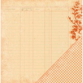 Двосторонній скраппапір Sienne Reverie - Ledger Silhouette від Making Memories