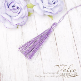 Кисточка декоративная 5см фиолет-серебро 2165 Valeo