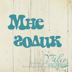 Чіпборд Мені годик 35 * 15мм 47 * 12мм 2463 Valeo