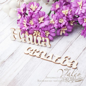 Чипборд Наша свадьба 60*19мм 76*17мм 2534 Valeo