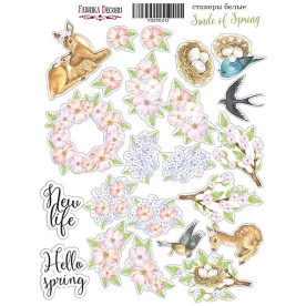 Набір наклейок (стікерів) 012, Smile of spring Фабрика Декору