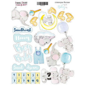 Набор наклеек (стикеров) 014, My little baby boy, Фабрика Декора