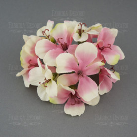 Гортензия на веточке, нежно-розовые с кремовым Фабрика Декору