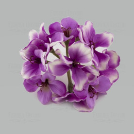 Гортензия на веточке, ежевично-белый Фабрика Декору