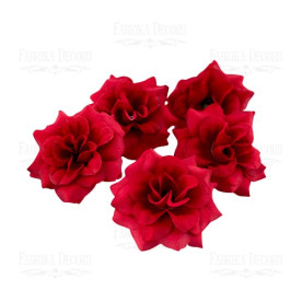 Цветы розы Красные, 1шт Фабрика Декору
